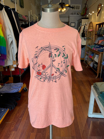 Floral Peace Sign