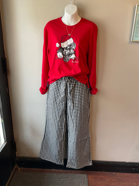 Gingham Pajama Pants