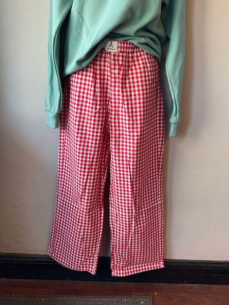 Gingham Pajama Pants
