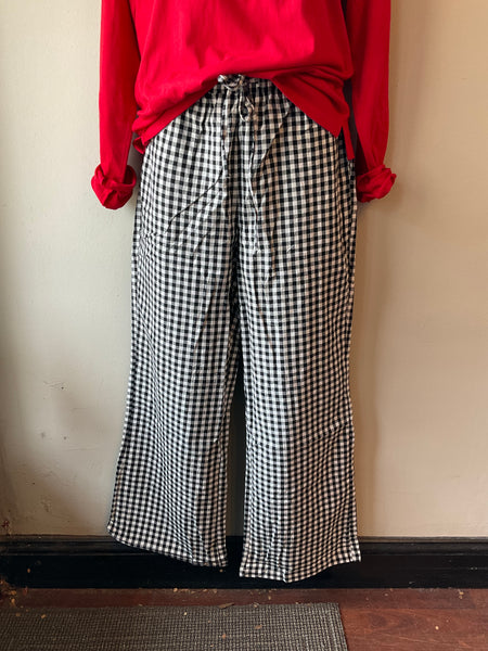 Gingham Pajama Pants