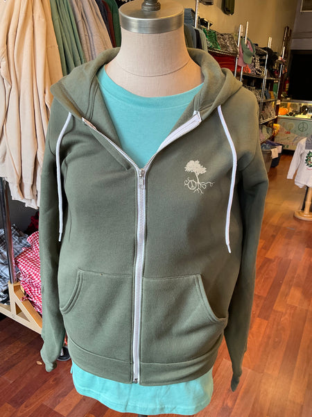Tree with Roots - Zip Hoodie