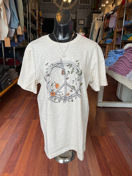 Floral Peace Sign