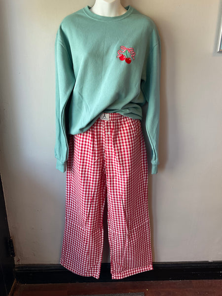 Gingham Pajama Pants