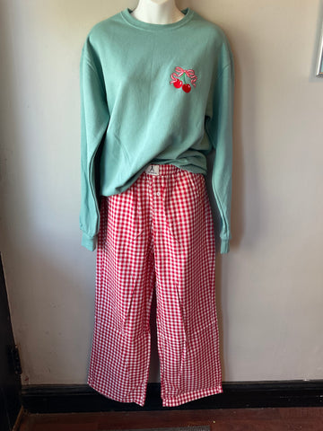 Gingham Pajama Pants