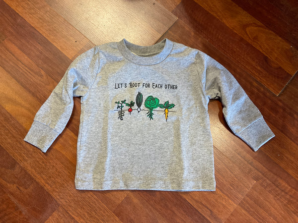 Toddler Let’s Root For Each Other - long sleeve