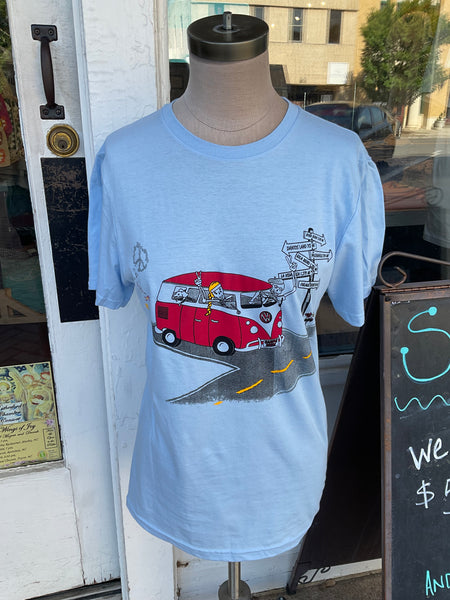 Skeleton Hippie Van