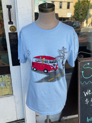 Skeleton Hippie Van