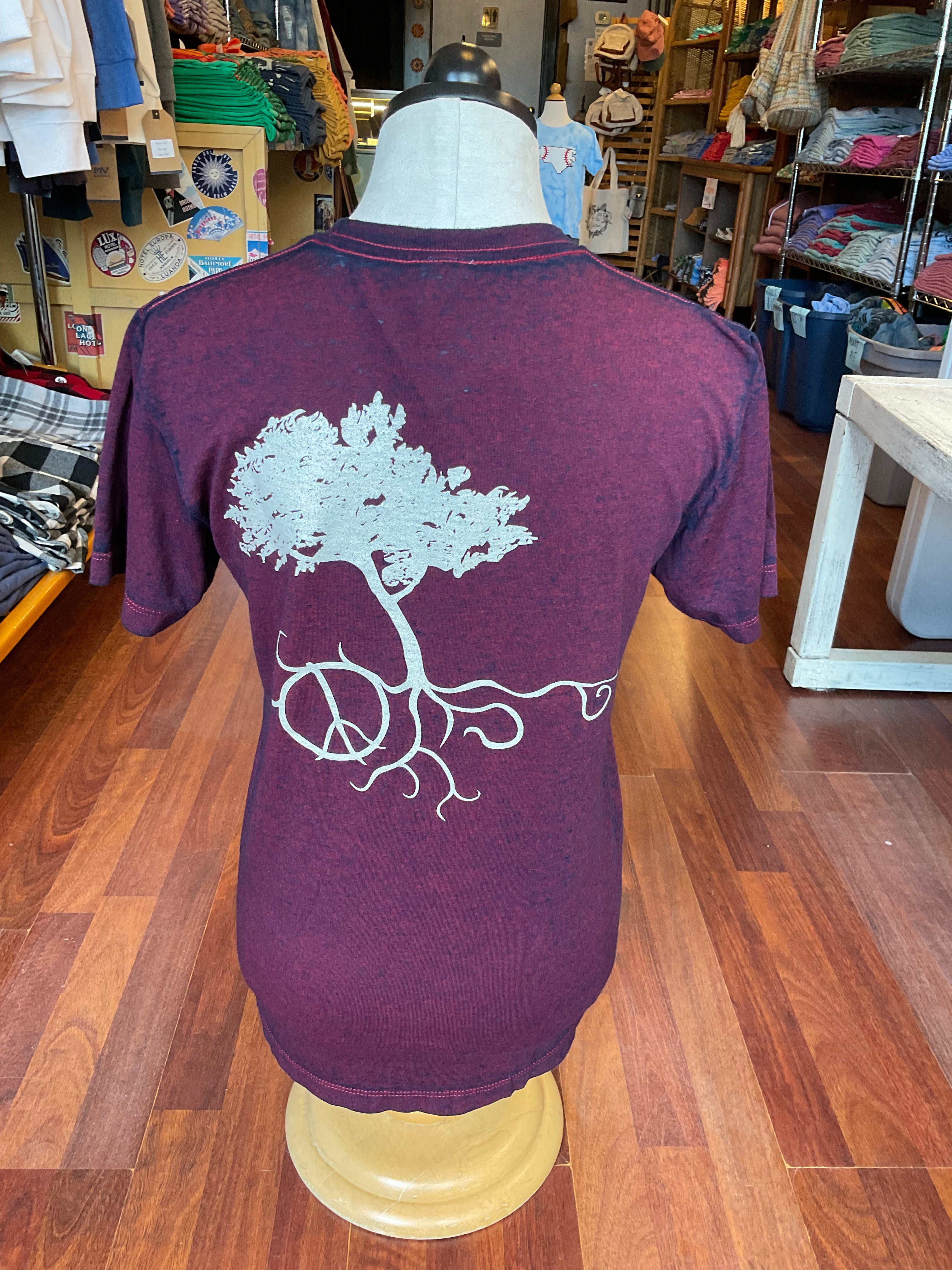  peak Root Pocket Tシャツ 3colors Tree with Roots - Short Sleeve – Peace Avenue