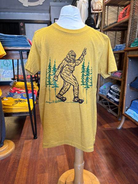 Bigfoot Giving Peace Sign - youth