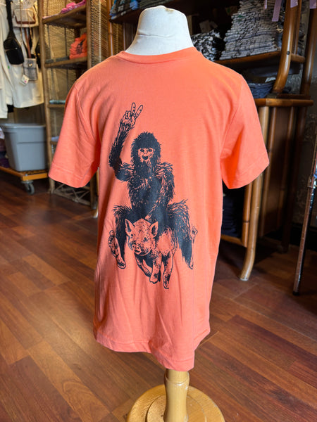 Bigfoot Riding a Pig - Youth