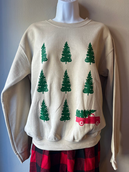Christmas Tree Sweatshirt - Crewneck