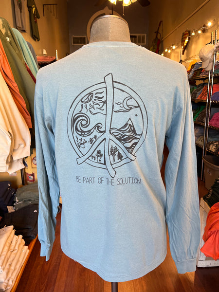 Be Part of the Solution- Peace Sign - Long Sleeve