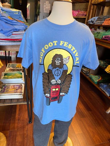 Youth Bigfoot on Tractor