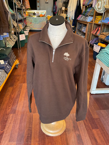 Quarter Zip - Tree With Roots