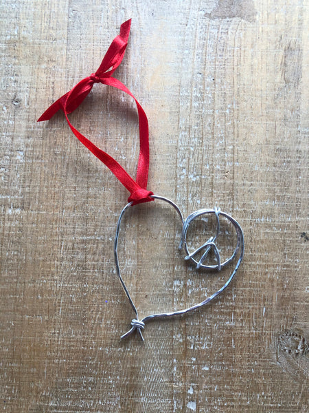 Ornament- Peace & Love
