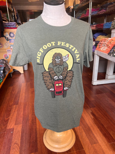 Bigfoot on Tractor
