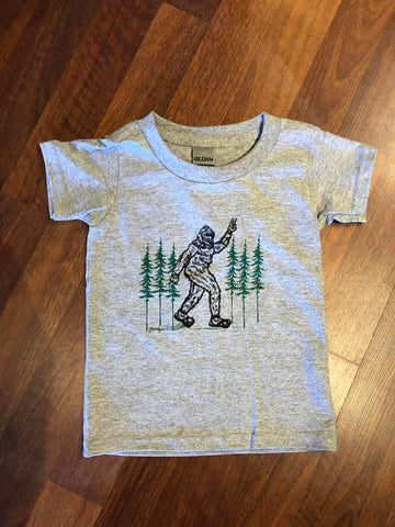 Bigfoot Giving a Peace Sign - Toddler
