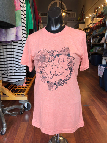 Be Part of the Solution Floral-  Loose Tee