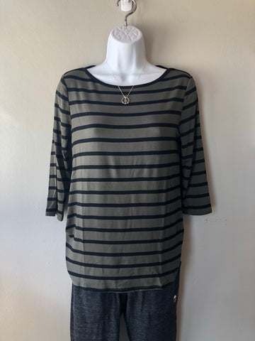 Striped Women’s Top - 3/4 sleeve