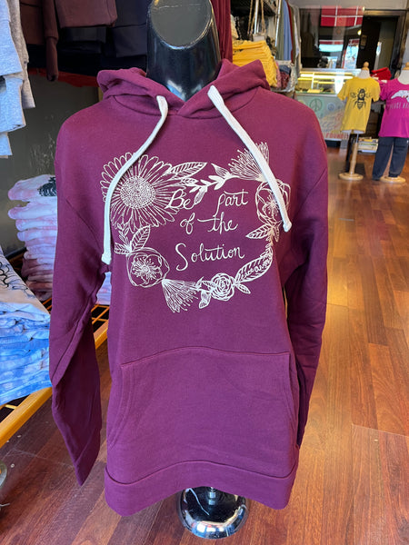Be Part of the Solution Floral - Hoodie