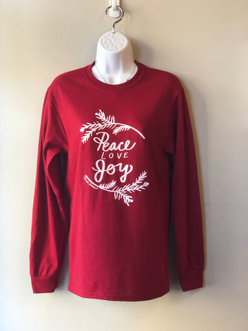 Peace Love Joy - Long Sleeve