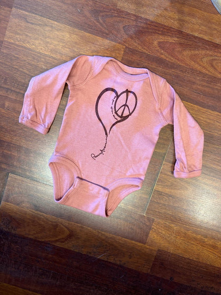 Infant Onesie - Peace and Love